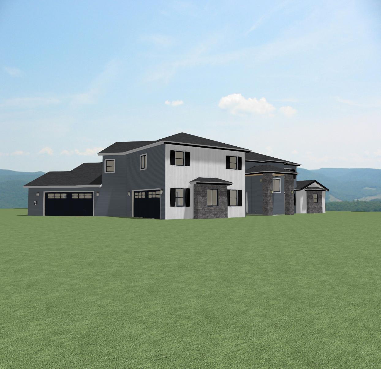 The Quartz luxury estate elevation side