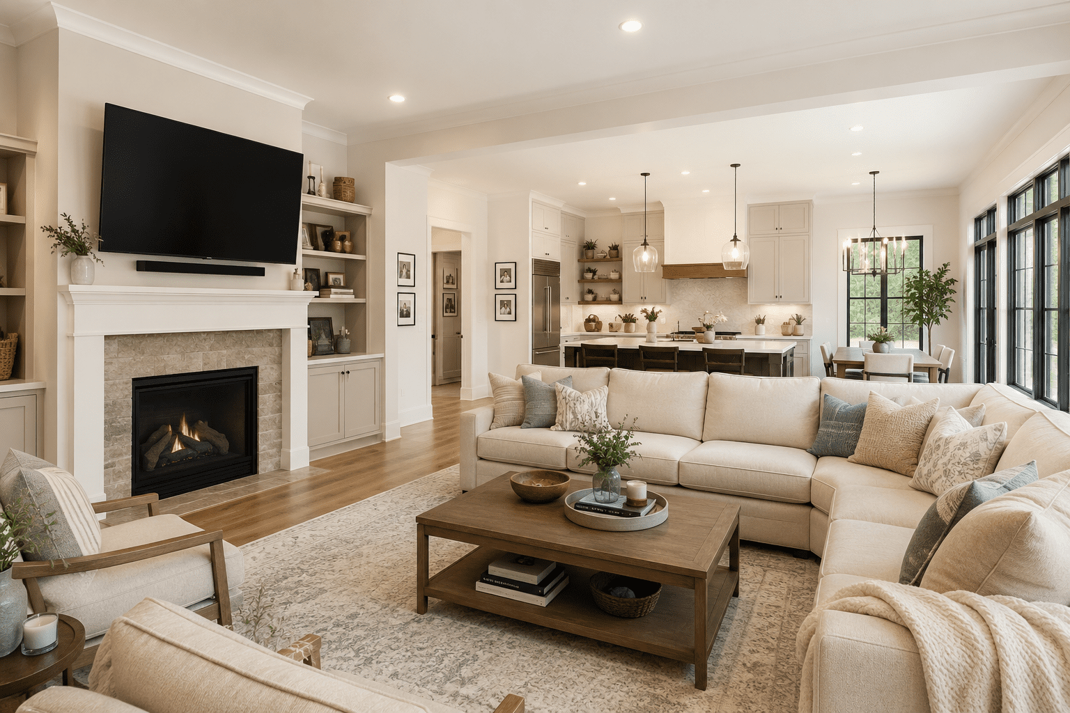 Semi-custom home interior Idaho